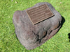 Memorial Rock Urn 1861  Medium Charcoal / Black