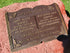 Memorial Rock Urn 1866 Large Double Pink / Red