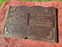 Memorial Rock Urn 1867 Large Double Pink / Red