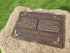 Memorial Rock Urn 1904 Large Double Natural Riversand