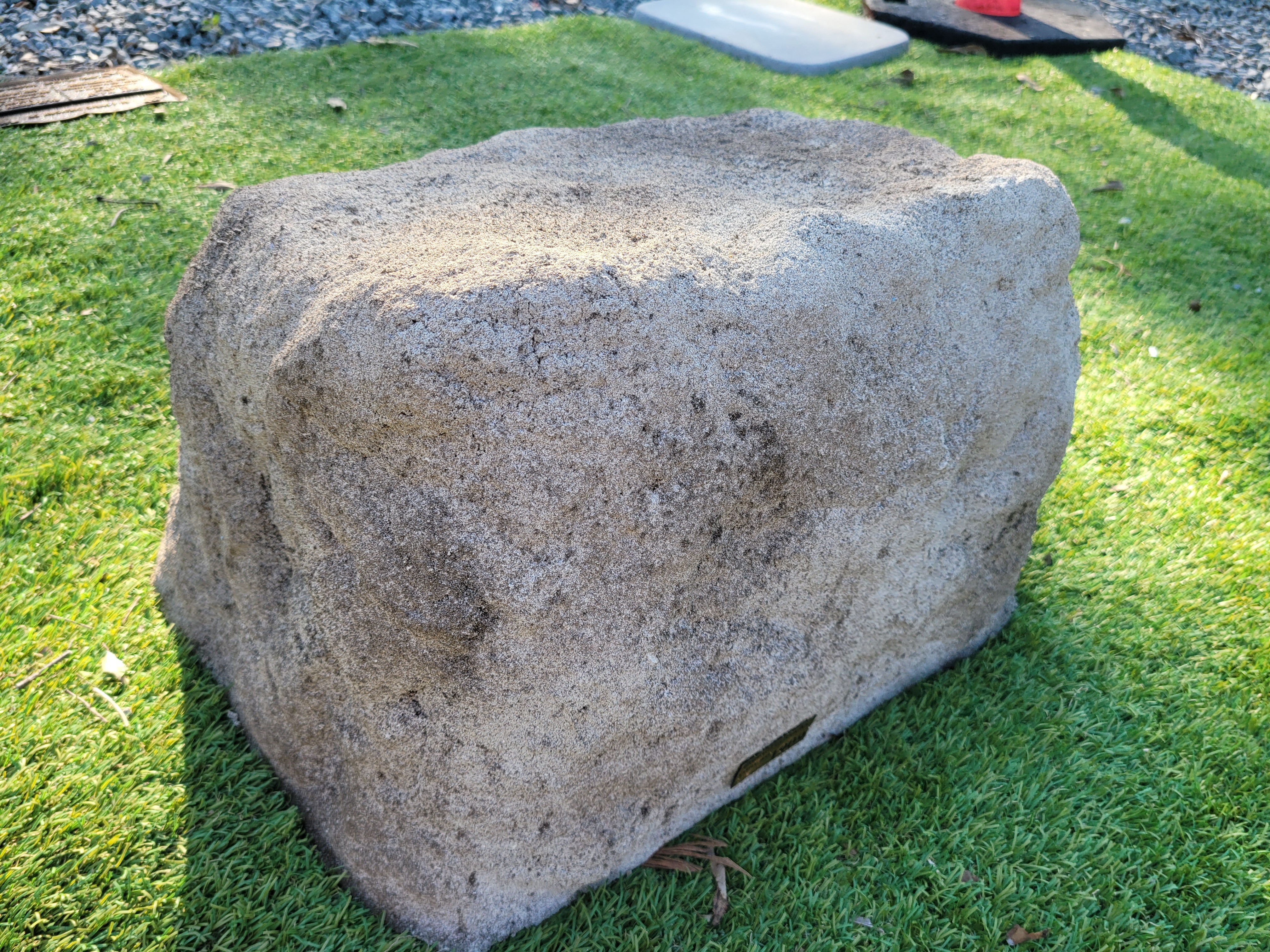 Memorial Rock Urn 1909 Large Double Natural Riversand
